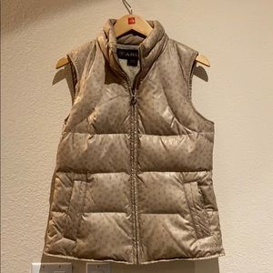 Ariat gold down vest